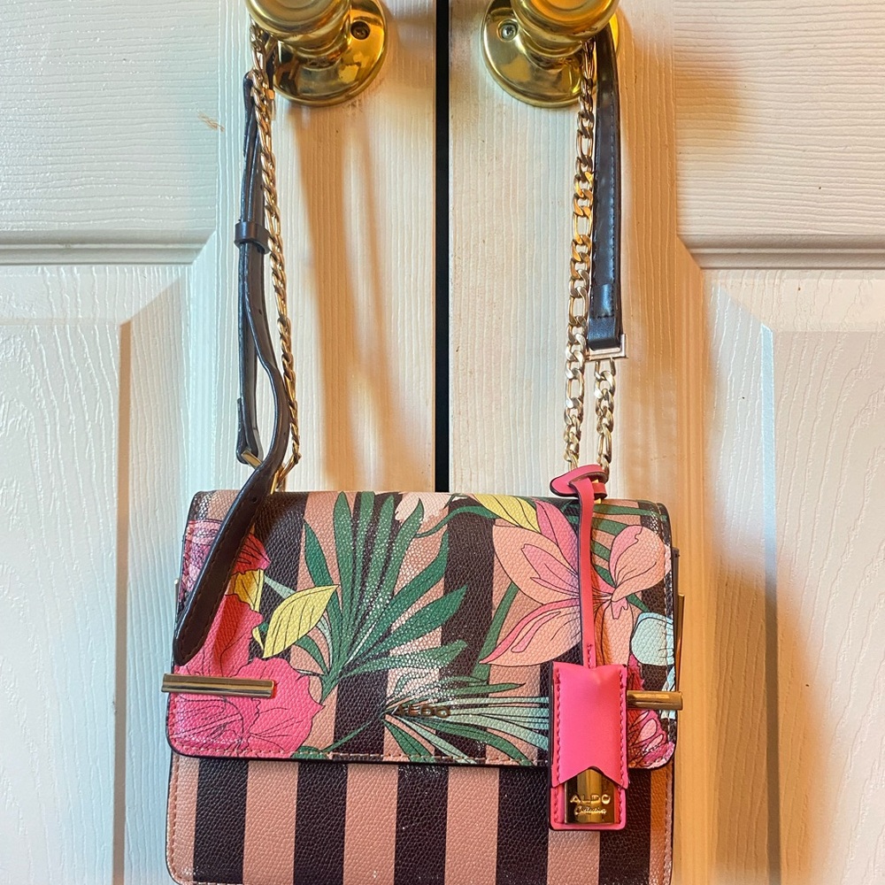 Coach Multicolor Floral Crossbody Bag